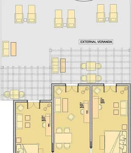 호텔 Petasos Chic Mykonos Town